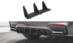 Maxton Design Bmw M4 E82 Racing Centre Rear Splitter 