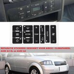 Audi A3 8L A2 Airco Paneel Reparatie Sticker