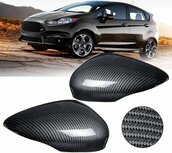 Ford Fiesta MK7 Spiegelkappen Spiegel Buitenspiegel Carbon Look