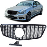 Grill Hoogglans Zwart Passend Voor Mercedes E Klasse W212 S212 Panamericana AMG GT Look