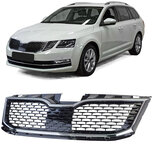 Sport Grill Geschikt Voor Skoda Octavia 5E Facelift Hoogglans Zwart Chrome Bies