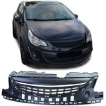 Passend Voor Opel Corsa D 2011 t/m 2014 Facelift Embleemloze Sport Grill Mat Zwart