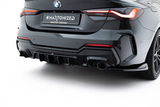 Maxton Design Bmw 4 Serie G22 / G23 / G22 Facelift / G23 Facelift Central Rear Valance Spoiler Uitlaat Links + Rechts