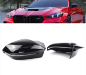 Spiegel Spiegelkappen Glans Zwart M5 Look Geschikt Voor Bmw 5 Serie G60 / G61 / i5