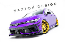 Maxton Design Splitter Voorspoiler Spoiler Geschikt Voor Volkswagen Golf 8 R Facelift Versie 1
