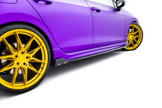 Maxton Design Side Skirts Diffusers Geschikt Voor Volkswagen Golf 8 R Facelift Versie 2 + Flaps