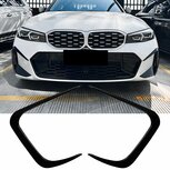 Bumper Spoiler Flaps Glans Zwart Geschikt Voor Bmw 3 Serie G20 G21 LCI M Pack vanaf 07/2022