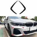 Bumper Spoiler Flaps Glans Zwart Geschikt Voor Bmw 3 Serie G20 G21 M Pack vanaf 2019 t/m 2022