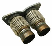 Flexibel Uitlaat Lasdeel Reparatie Voorzijde Geschikt Voor Bmw 1 Serie E81 E87 E88 N43 Motor