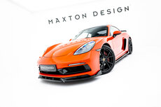 Maxton Design Porsche 718 Cayman GTS 982C Voorspoiler Spoiler Splitter Versie 3