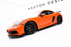 Maxton Design Porsche 718 Cayman GTS 982C Sideskirt Diffusers Versie 2