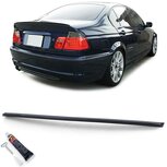 Achterklep Spoiler Kofferbak Passend Voor BMW 3 Serie E46 Sedan Glans Zwart