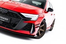 Maxton Design Audi RS3 Sedan 8Y Facelift Splitter Spoiler Pro Street + Flaps