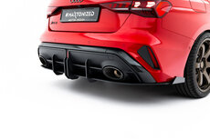 Maxton Design Audi RS3 Sedan 8Y Facelift Rear Diffuser Street Pro + Flaps