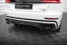 Maxton Design Audi Q8 S Line Rear Splitter Vertical Bar Versie 1
