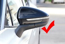 Spiegelkappen Geschikt voor Volkswagen Tiguan 3 CT Hoogglans Zwart Spiegel Spiegelkap