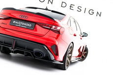 Maxton Design Audi RS3 8Y Sedan Facelift Rear Diffuser Vertical Bar Versie 1