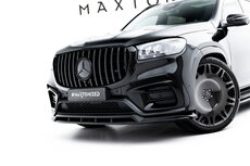 Maxton Design Mercedes GLS AMG Line X167 Facelift Splitter Voorspoiler Spoiler Versie 1