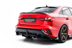 Maxton Design Audi RS3 8Y Sedan Facelift Rear Diffuser Vertical Bar Versie 2