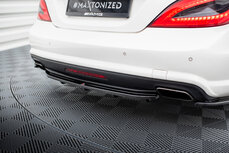Maxton Design Mercedes CLS AMG Line C218 Rear Diffuser (Vertical Bars)  