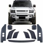 Off Road Beschermhoezenset Voor Land Rover Defender Type L663 110 9 delig Diamond Plate Look