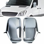 Chromen Spiegelkappen Mercedes Sprinter W906 / VW Crafter 2E Stijlvolle Upgrade
