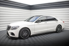 Maxton Design Mercedes S Klasse W222 AMG Line Lang Sideskirt Diffuser Versie 1