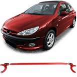 Aluminium-Veerpootbrug-Voor-Peugeot-206-Rood