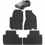 Rubberen Automatten Voor Kia Sportage Vanaf 2004 t/m 2014 All Weather Vloermatten Zwart