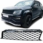 Grill-Volkswagen-Amarok-Glans-Zwart-Honingraat