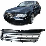 Volkswagen-Passat-3BG-Grill-Zwart-Chrome-Zonder-Embleem