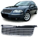 Volkswagen-Passat-3BG-Grill-Zwart-Chrome-Bies-Zonder-Embleem