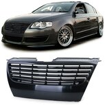 Volkswagen-Passat-B6-Grill-Zwart-Zonder-Embleem