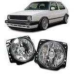 VW-Golf-2-Heldere-Koplampen-Chrome-Set