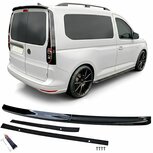 VW-Caddy-5-Dakspoiler-Set-Zwart-Glans-2021+-Voor-Dubbele-Deuren-Sport-Look-2-delig