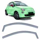 Smoke Zijwindscherm Voor Fiat 500 / 500C Zijwindschermen Zijwind Regen 