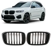 Bmw-X3-G01-Sport-Nieren-/-Grill-Hoogglans-Enkele-Spijl-Mat-Zwart
