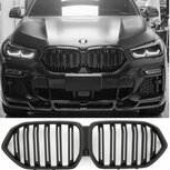 Bmw-X6-G06-Sport-Nieren-/-Grill-Dubbele-Spijl-mat-zwart