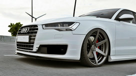 Maxton Design Voorspoiler spoiler Audi A6 C7 Sedan en Avant vanaf 2014 Carbon Look