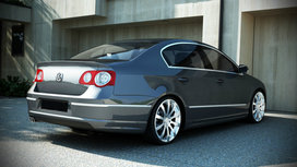 Maxton Design Achterbumper Spoiler Aanzetstuk  R Line Look Geschikt Voor Volkswagen Passat B6 3C Sedan 