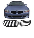 Bmw Z4 E85 E86 Roadster Coupe Sport Nieren / Grill Hoogglans Pianolak Zwart