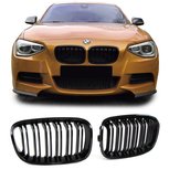 Passend Voor Bmw 1 Serie F20 F21 M1 Sport Nieren / Grill  Hoogglans Zwart