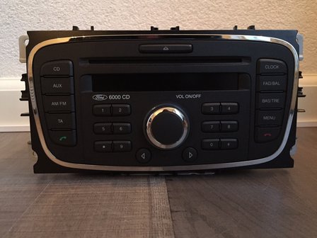 Ford Radio Cd Speler 6000 CD Black
