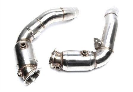 Downpipe Met Katalysator BMW 5 Serie F10 6 Serie F06 F12 F13 M5 M6 RVS Ta Technix