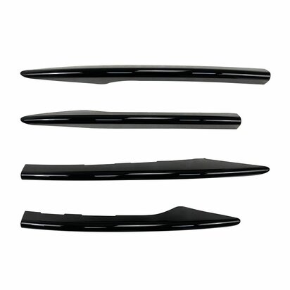 Bumper Spoiler Aero Flaps Glans Zwart Geschikt Voor Mercedes E Klasse W213 A238 C238 AMG Line Facelift