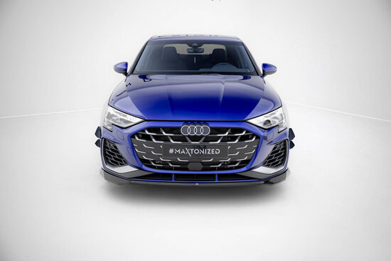 Maxton Design Audi A3 8Y S Line / S3 8Y Facelift Splitter Voorspoiler Spoiler Versie 2