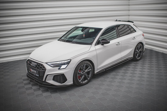 Maxton Design Audi A3 8Y S Line / S3 8Y Facelift Side Skirts Diffusers Versie 1