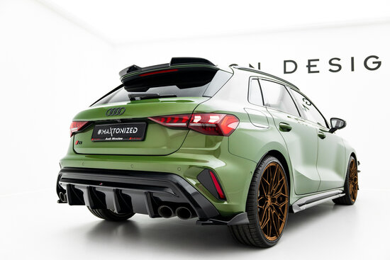 Maxton Design Audi S3 8Y Sportback Facelift Rear Valance Spoiler Diffuser