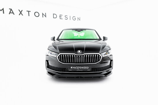 Maxton Design Skoda Superb Mk4 Splitter Voorspoiler Spoiler Versie 1