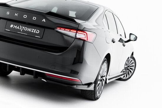 Maxton Design Skoda Superb Mk4 Rear Side Splitters Versie 2